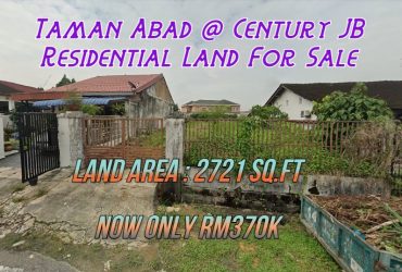 Taman Abad,Century JB Town Area Residential Land
