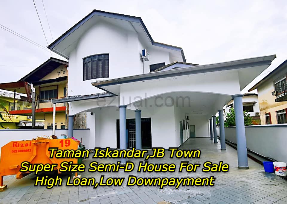 Taman Iskandar,JB Town Semi-D High Loan Renovated Unit
