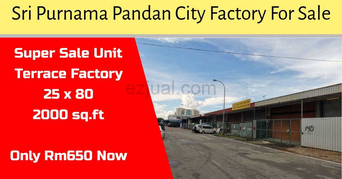 Perindustrian Seri Purnama,Pandan City @ Factory For Sale