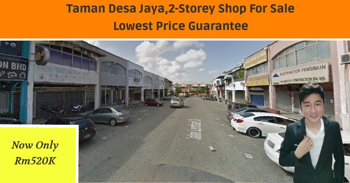 Desa Jaya,2-Storey Shop For Sale High Loan
