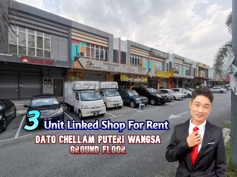 Dato Chellam 3 Unit Linked Shop For Rent