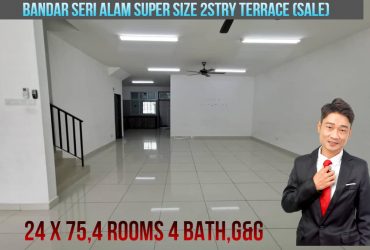 Bandar Seri Alam 2stry 24×75 Renovated G&G House For sale