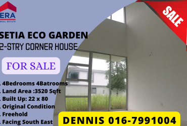 Setia Eco Garden@Gelang Patah 2-stry House For Sale (Corner Lot)