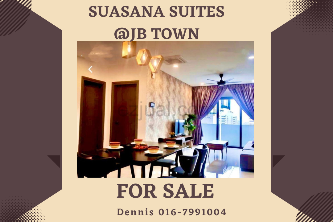 Suasana Suites@JB Town 1room Full Furnish For Sale