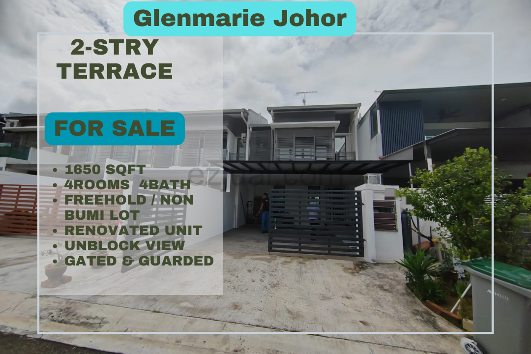 Glenmarie Johor 2-stry Renovated House For Sale (Unblock View)