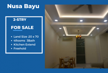 Taman Nusa Bayu 2stry House For Sale