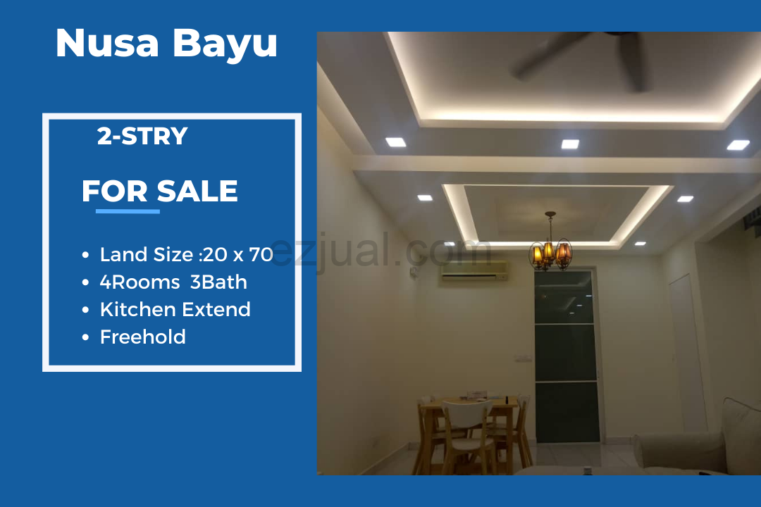 Taman Nusa Bayu 2stry House For Sale