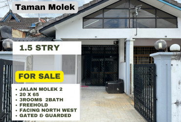 Taman Molek 1.5stry House For Sale (G&G)