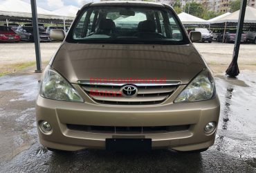 2006 TOYOTA AVANZA 1.3 (A) 40K MILES 1 OWNER