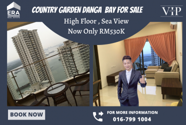 Country Garden Danga Bay #BayPoint ! High Floor, Sea View Unit Super Sale , Below Market Price 🔥🔥🔥 . ✅ Bedrooms : 2 ✅ Bathrooms : 2 ✅ Freehold
