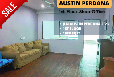 Austin Perdana 1st Floor Shop Office For Sale