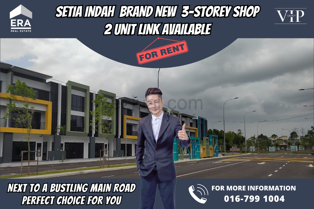 Taman_Setia_Indah 3 Brand New 3-Storey Shop For RentðŸ”¥ðŸ”¥ðŸ”¥