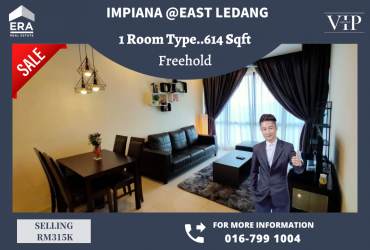 Impiana@East Ledang 1room Type Full Furnish For Sale