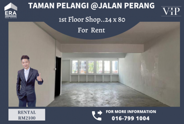 Taman Pelangi @Jln Perang 1st Floor Shop For Rent (24×80)
