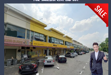 Desa Cemerlang,Jln Kenanga 2stry Endlot Shop For Sale(ROI 4.5%)