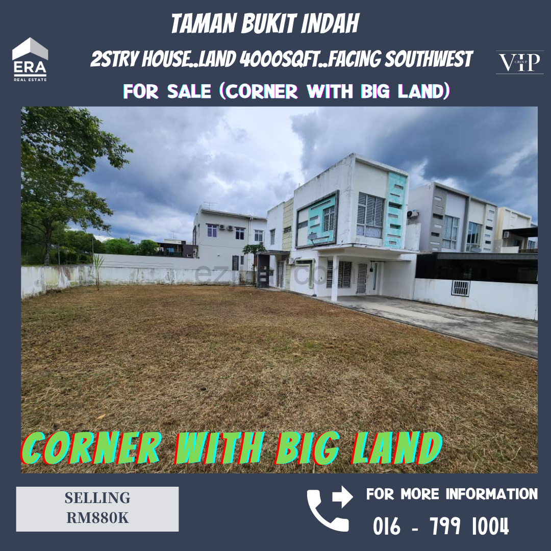 Bukit Indah 2stry House For Sale (Corner Lot w Big Land)