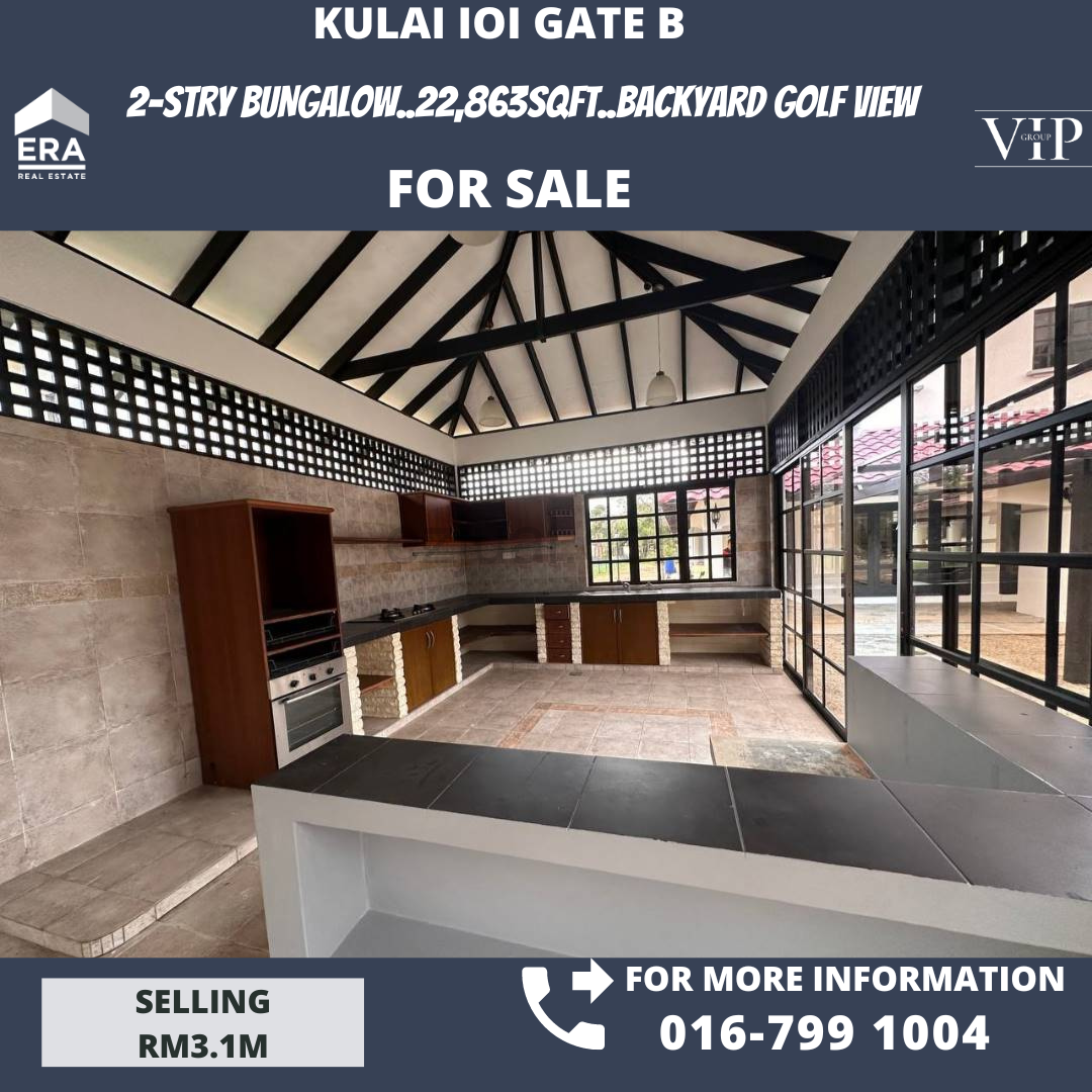 Kulai IOI Gate B 2-stry Bungalow Renovated House For Sale