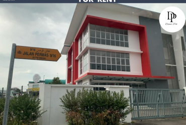 Permas Jaya,Jln Permas 9 3-stry Semi-D Factory For Rent